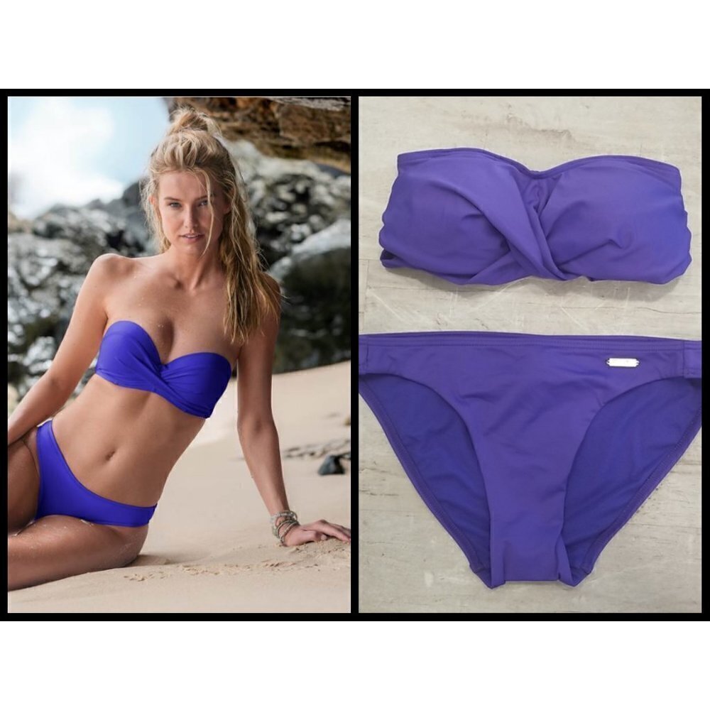 💕SUNSEEKER💕 Bandeau Underwire Bikini Set 4 NWT